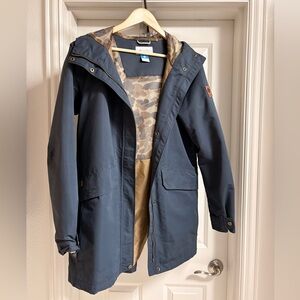 Columbia Rain Jacket | Large | Navy Blue